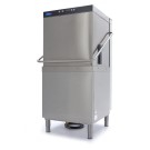 Maxima - Lave-vaisselle à convoyeur - 50x60cm - Avec pompe de rinçage et de savon - 400V