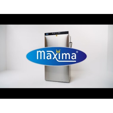 Maxima - Lave-vaisselle à convoyeur - 50x60cm - Avec pompe de rinçage et de savon - 400V