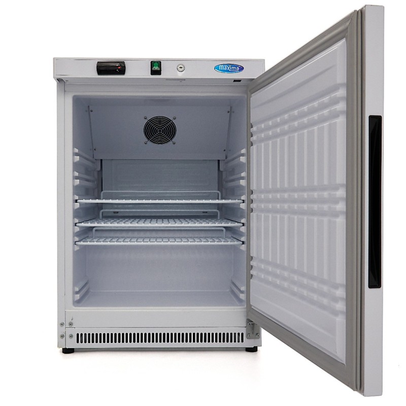 Maxima - Réfrigérateur - 200L - 3 étagères ajustables - Blanc