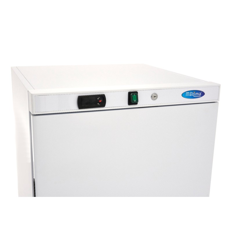 Maxima - Réfrigérateur - 200L - 3 étagères ajustables - Blanc