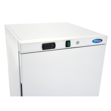Maxima - Congélateur - 200L - 2 étagères fixes - Blanc