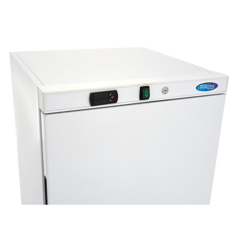 Maxima - Congélateur - 200L - 2 étagères fixes - Blanc