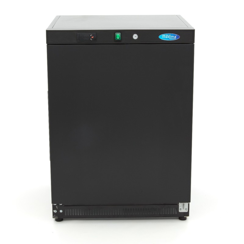 Maxima - Réfrigérateur - 200L - 3 étagères ajustables - Noir