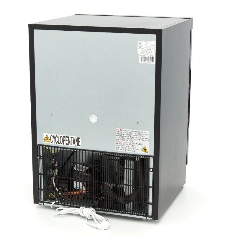 Maxima - Réfrigérateur - 200L - 3 étagères ajustables - Noir
