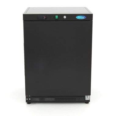 Maxima - Congélateur - 200L - 2 étagères fixes - Noir