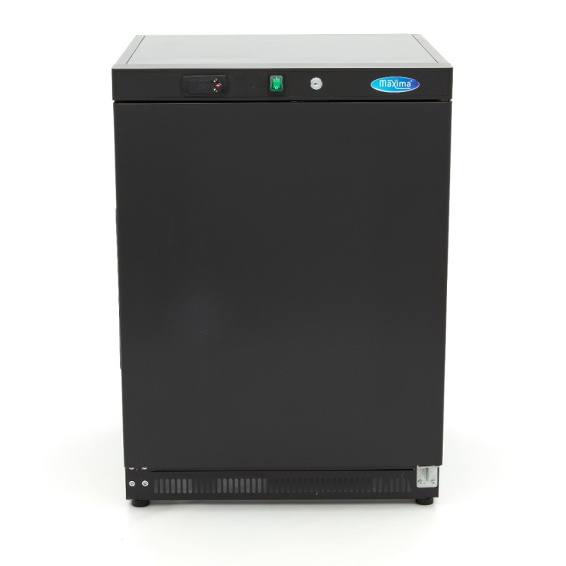 Maxima - Congélateur - 200L - 2 étagères fixes - Noir