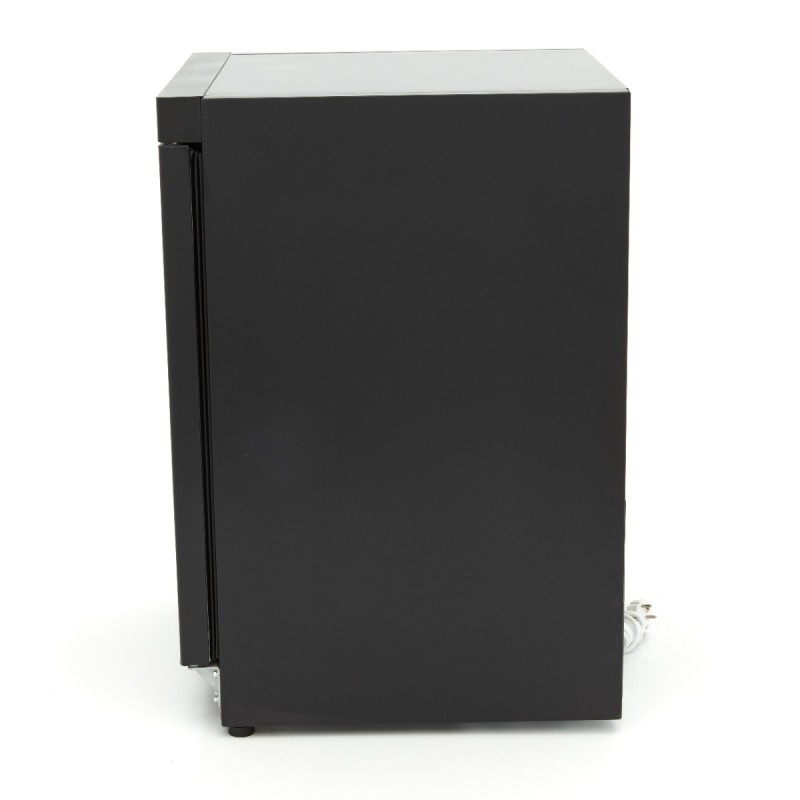 Maxima - Congélateur - 200L - 2 étagères fixes - Noir