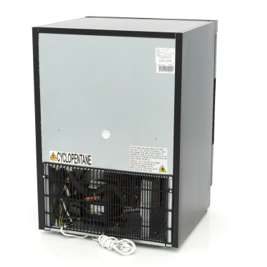 Maxima - Congélateur - 200L - 2 étagères fixes - Noir