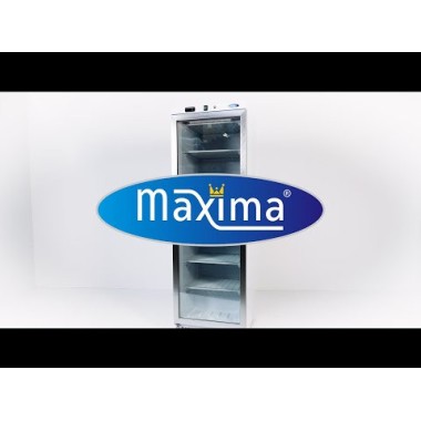 Maxima - Congélateur - 200L - 2 étagères fixes - Noir