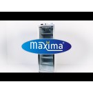 Maxima - Congélateur - 200L - 2 étagères fixes - Noir