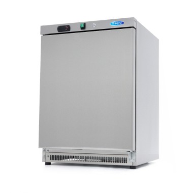 Maxima - Réfrigérateur - 200 L - 3 étagères ajustables - Acier inoxydable