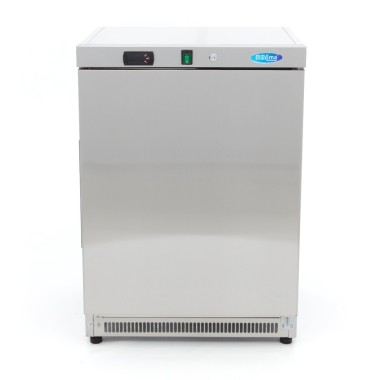 Maxima - Congélateur - 200L - 2 étagères fixes - Acier inoxydable