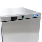 Maxima - Congélateur - 200L - 2 étagères fixes - Acier inoxydable