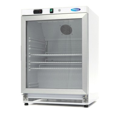 Maxima - Réfrigérateur - 200L - Blanc - avec Porte en Verre