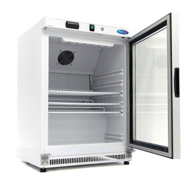 Maxima - Réfrigérateur - 200L - Blanc - avec Porte en Verre