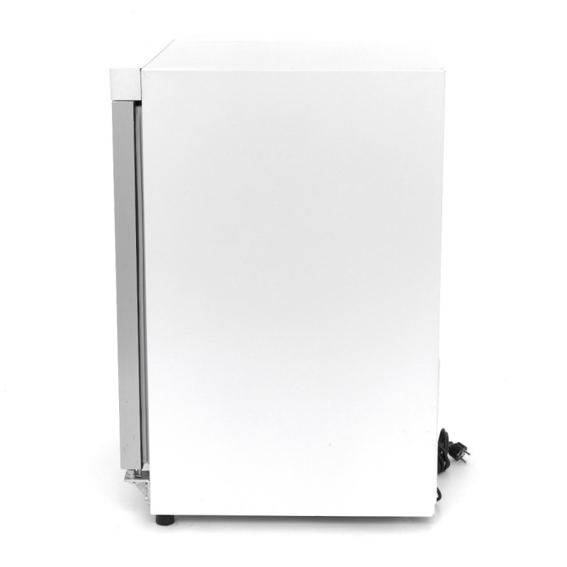 Maxima - Congélateur - 200L - Blanc - avec Porte en Verre