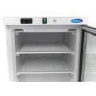 Maxima - Congélateur - 200L - Blanc - avec Porte en Verre