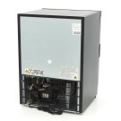 Maxima - Congélateur - 200L - Noir - avec Porte en Verre