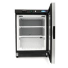 Maxima - Congélateur - 200L - Noir - avec Porte en Verre