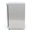 Maxima - Réfrigérateur - 200L - Acier inoxydable - avec porte en verre