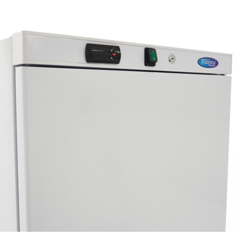 Maxima - Réfrigérateur - 400L - 4 étagères ajustables - Blanc