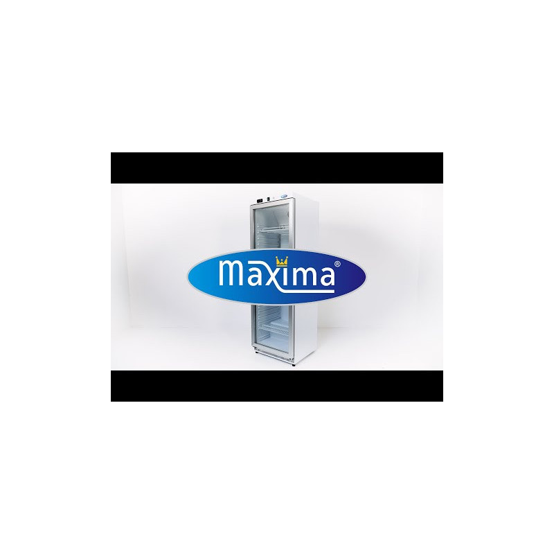 Maxima - Réfrigérateur - 400L - 4 étagères ajustables - Blanc