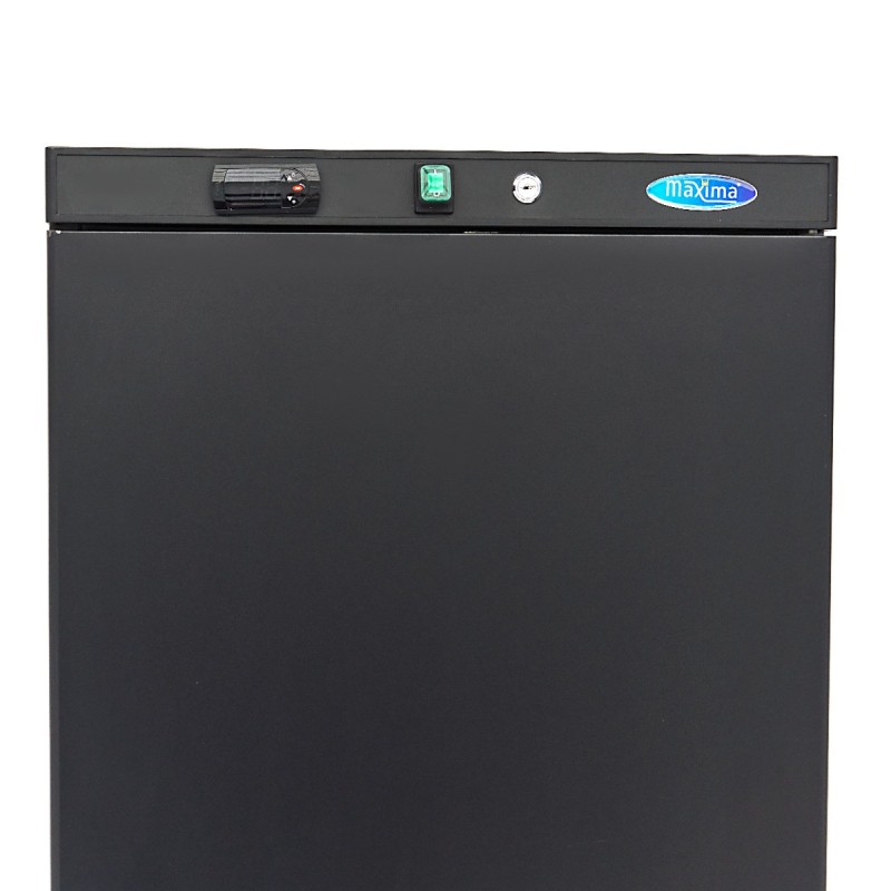 Maxima - Réfrigérateur - 400L - 4 étagères réglables - Noir