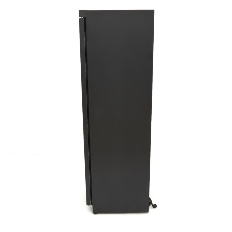 Maxima - Congélateur - 400L - 6 étagères fixes - Noir