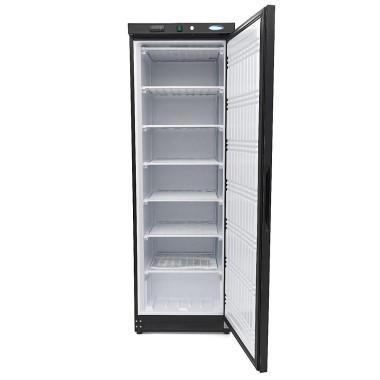 Maxima - Congélateur - 400L - 6 étagères fixes - Noir