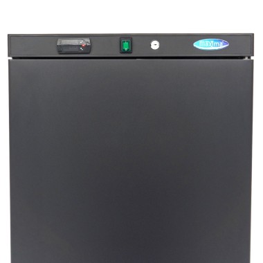 Maxima - Congélateur - 400L - 6 étagères fixes - Noir