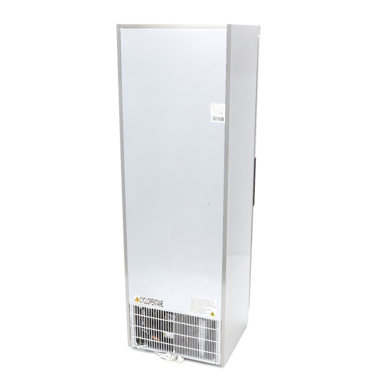 Maxima - Congélateur - 400L - 6 étagères fixes - En acier inoxydable
