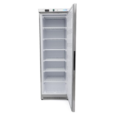 Maxima - Congélateur - 400L - 6 étagères fixes - En acier inoxydable