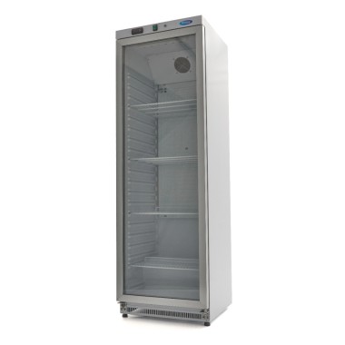 Maxima - Réfrigérateur - 400L - Blanc - avec Porte en Verre