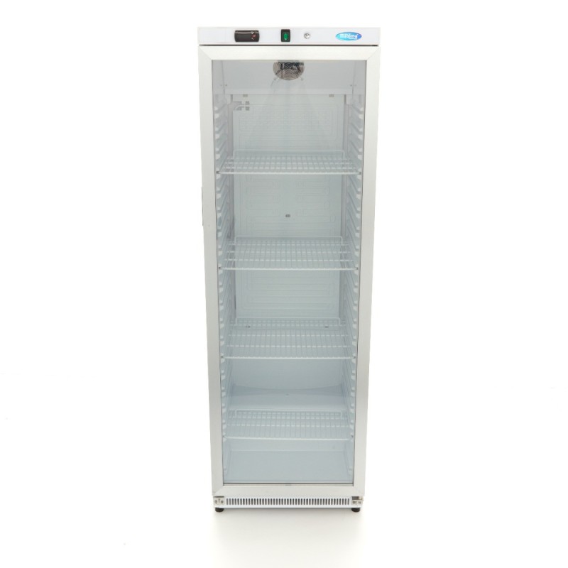 Maxima - Réfrigérateur - 400L - Blanc - avec Porte en Verre