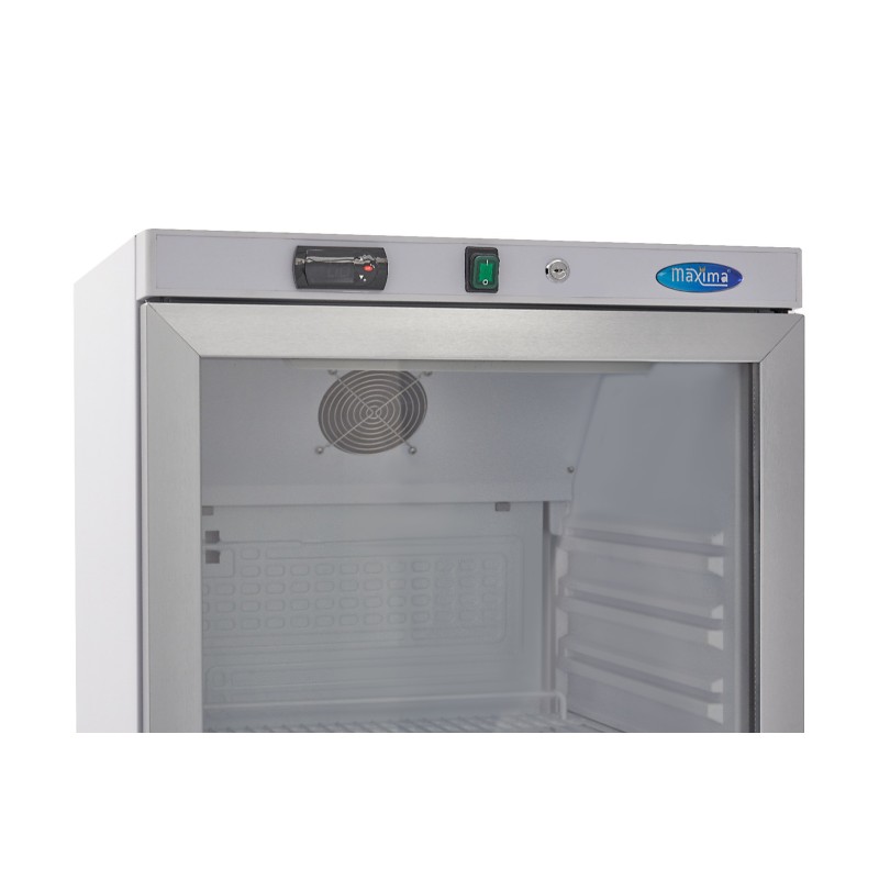 Maxima - Réfrigérateur - 400L - Blanc - avec Porte en Verre