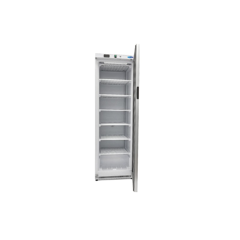 Maxima - Congélateur - 400L - Blanc - avec Porte en Verre