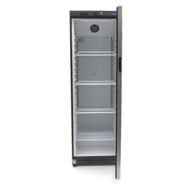 Maxima - Réfrigérateur - 400L - Noir - avec Porte en Verre