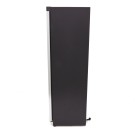 Maxima - Congélateur - 400L - Noir - avec porte en verre