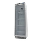 Maxima - Réfrigérateur - 400L - En acier inoxydable - avec porte en verre