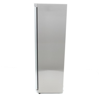 Maxima - Réfrigérateur - 400L - En acier inoxydable - avec porte en verre