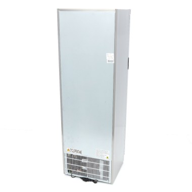 Maxima - Congélateur - 400L - en acier inoxydable - avec porte en verre