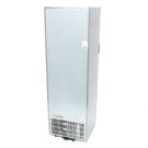 Maxima - Congélateur - 400L - en acier inoxydable - avec porte en verre