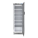 Maxima - Congélateur - 400L - en acier inoxydable - avec porte en verre