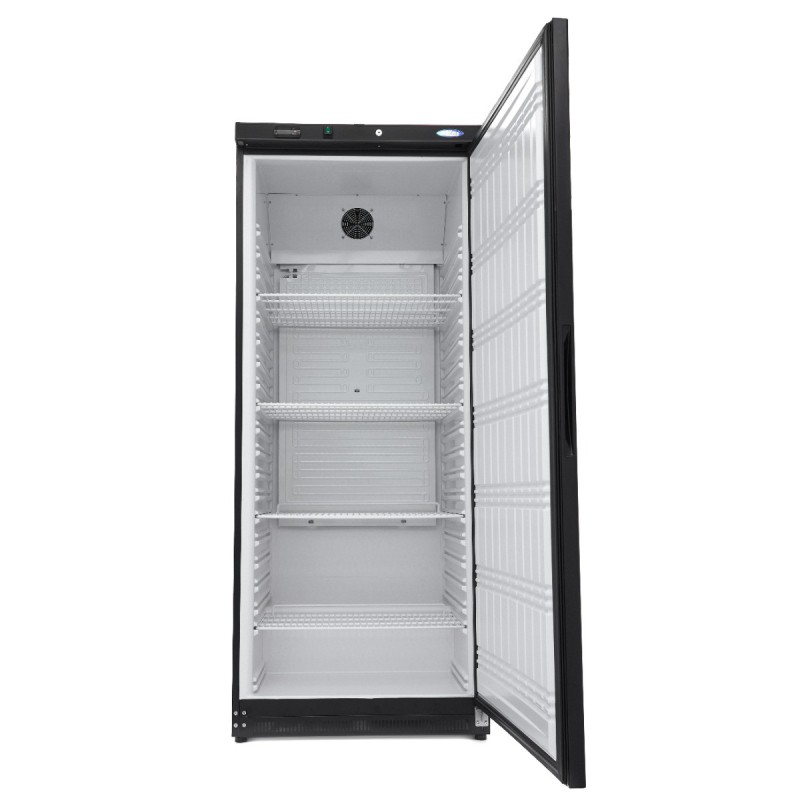 Maxima - Réfrigérateur - 600L - 4 étagères ajustables - Noir