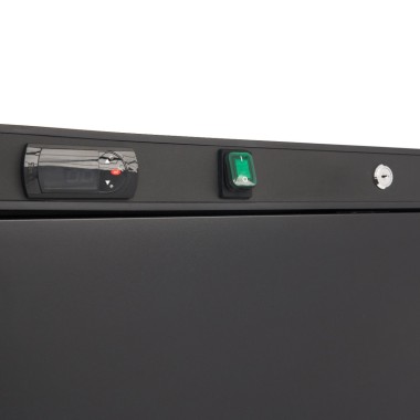 Maxima - Réfrigérateur - 600L - 4 étagères ajustables - Noir