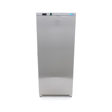 Maxima - Réfrigérateur - 600L - 4 étagères ajustables - Acier inoxydable