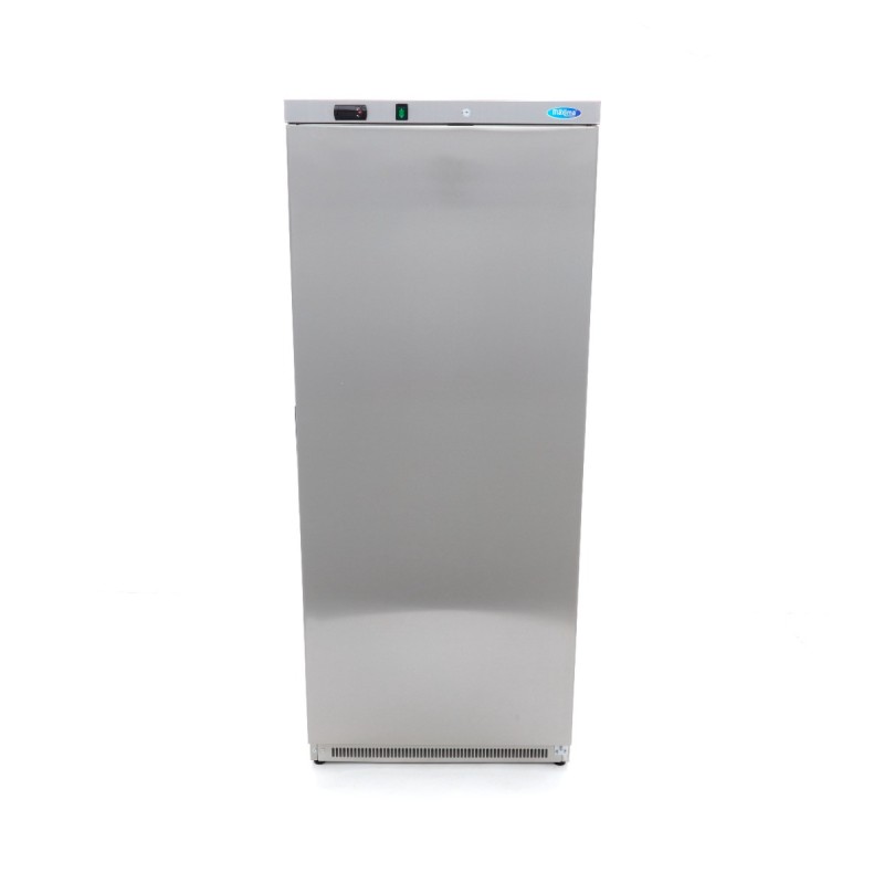 Maxima - Réfrigérateur - 600L - 4 étagères ajustables - Acier inoxydable