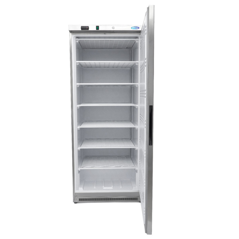 Maxima - Congélateur - 600L - 6 étagères fixes -inox