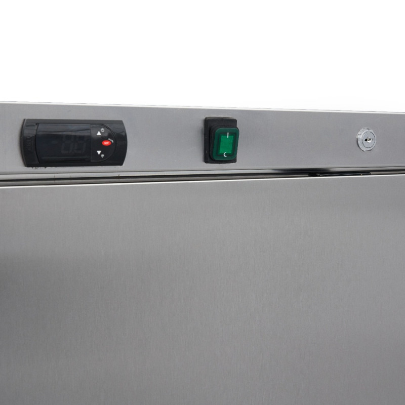 Maxima - Congélateur - 600L - 6 étagères fixes -inox