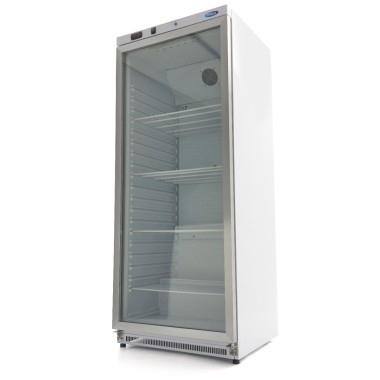 Maxima - Réfrigérateur - 600L - Blanc - avec Porte en Verre